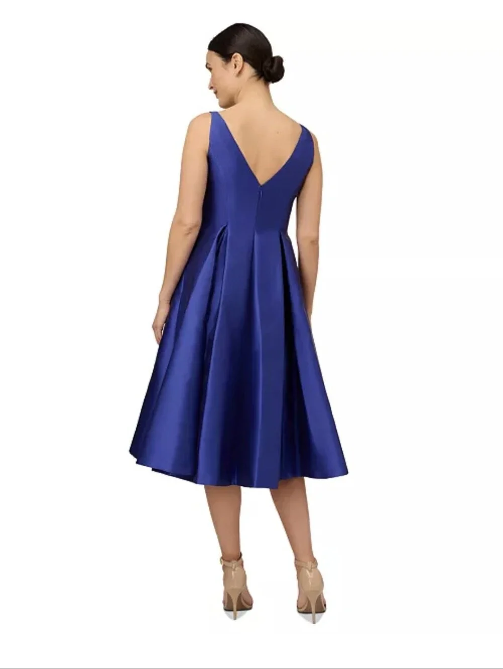 NWT Adrianna Papell Sleeveless Tea Length Dress Women's Size 2